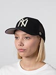 Бейсболка AMERICAN NEEDLE арт. SMU716A-NBY New York Black Yankees Archive NL (черный)